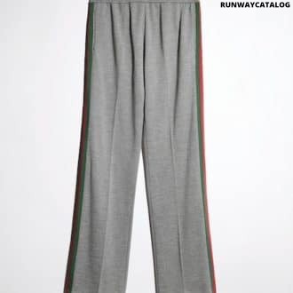Cashmere jersey sportswear pants