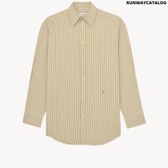 CASSANDRE SHIRT IN STRIPED COTTON POPLIN