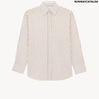 CASSANDRE SHIRT IN STRIPED COTTON POPLIN
