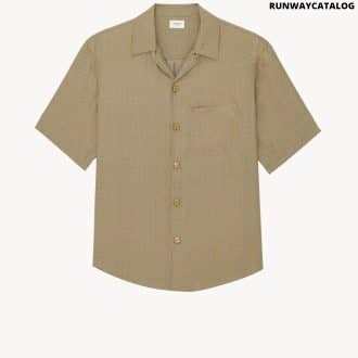SHIRT IN GEOMETRIC SILK