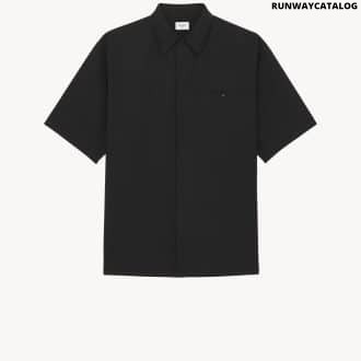 PAJAMA SHIRT IN COTTON POPLIN