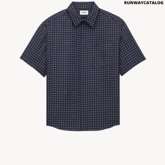 SHIRT IN SQUARE SILK