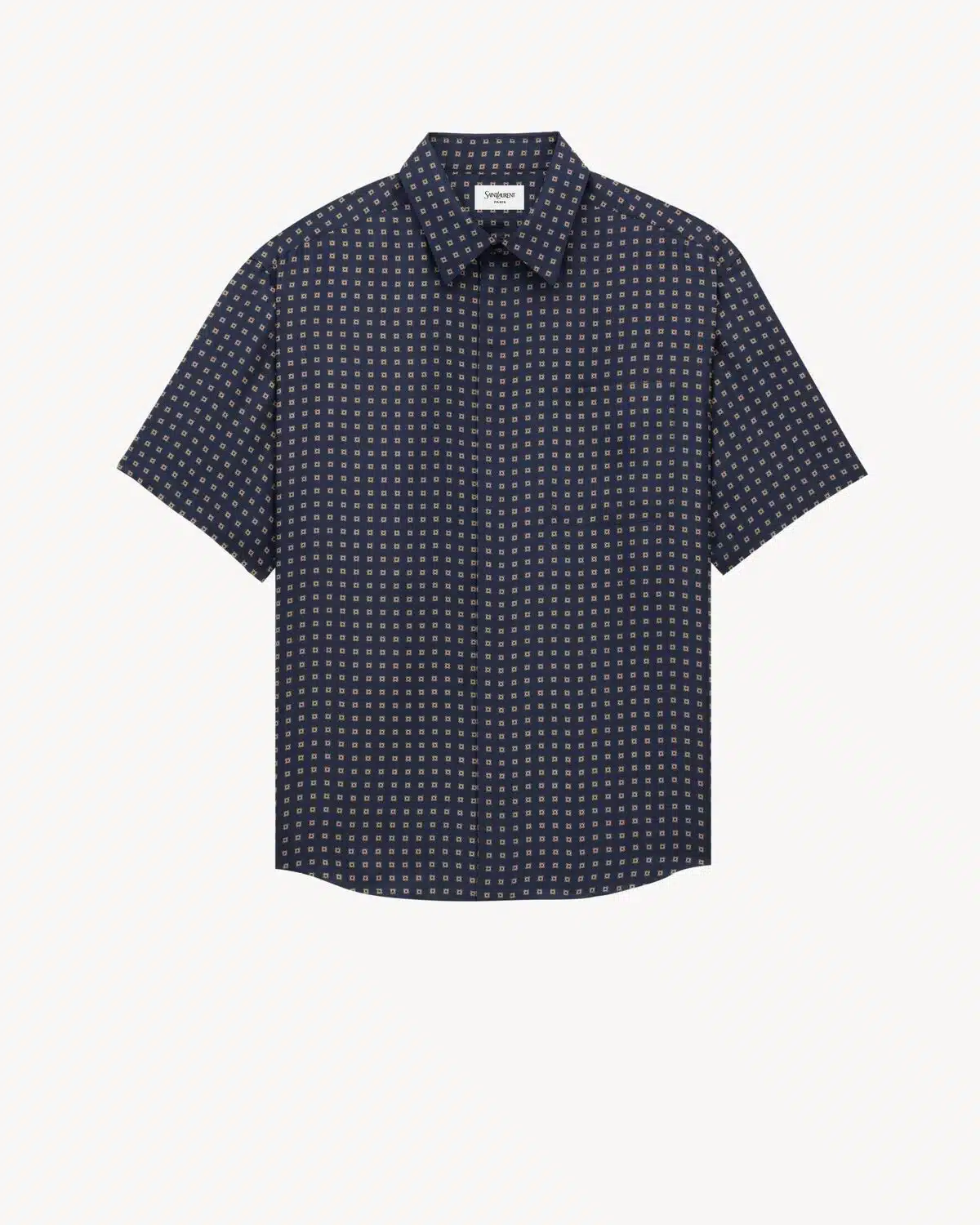 SHIRT IN SQUARE SILK