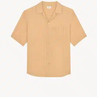 SHIRT IN STRIPED SILK