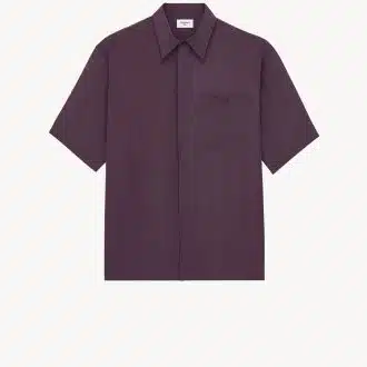 PAJAMA SHIRT IN VISCOSE AND SILK