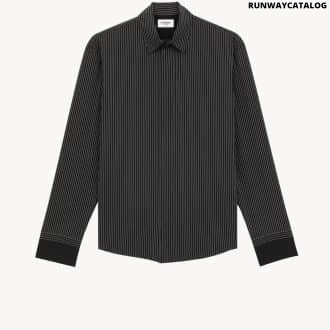 CASSANDRE SHIRT IN STRIPED SILK