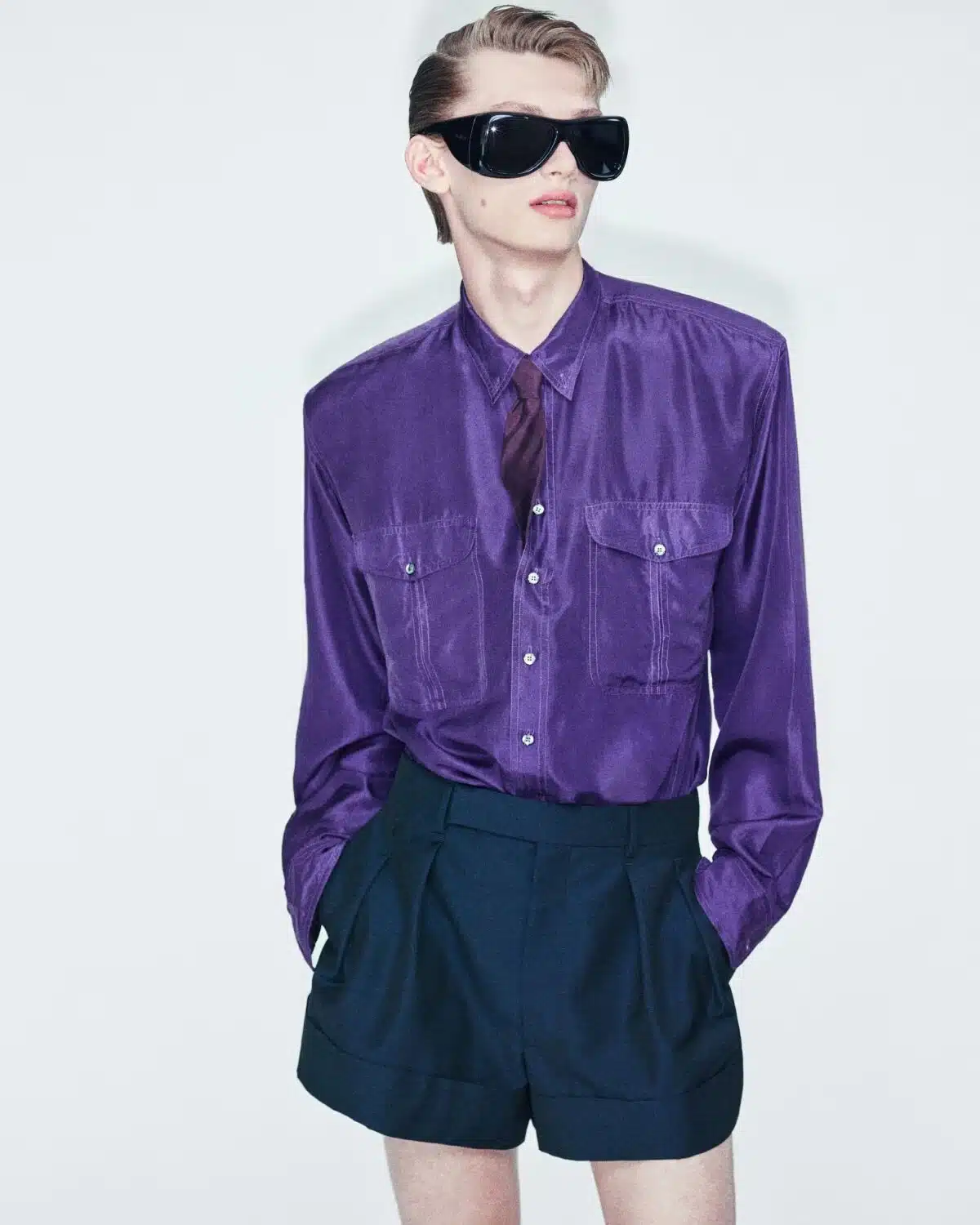 SHIRT IN SILK - Image 2