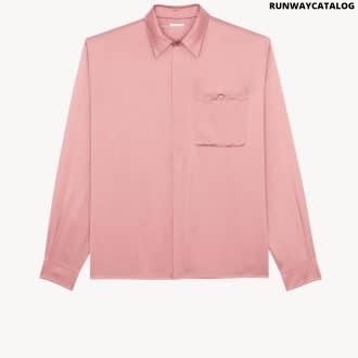 SHIRT IN SILK SATIN-BACK CREPE