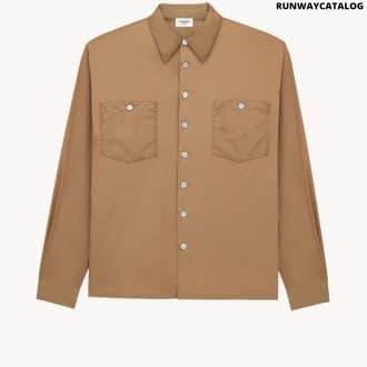 SHIRT IN NYLON TAFFETA