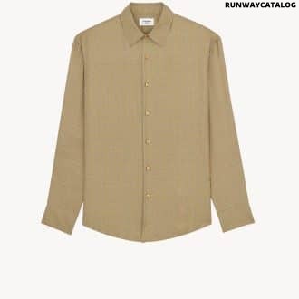 SHIRT IN GEOMETRIC SILK