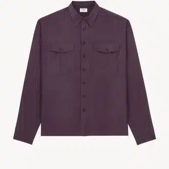 SHIRT IN VISCOSE AND SILK