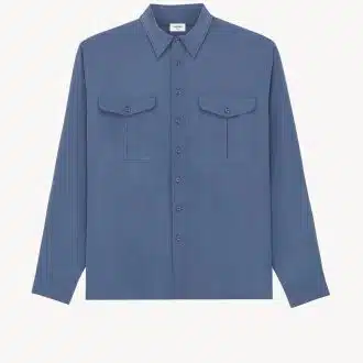 SHIRT IN VISCOSE AND SILK