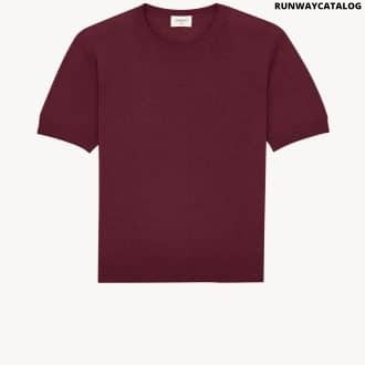 CREWNECK T-SHIRT IN CASHMERE, WOOL, AND SILK