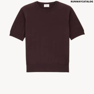 T-SHIRT SWEATER IN WOOL