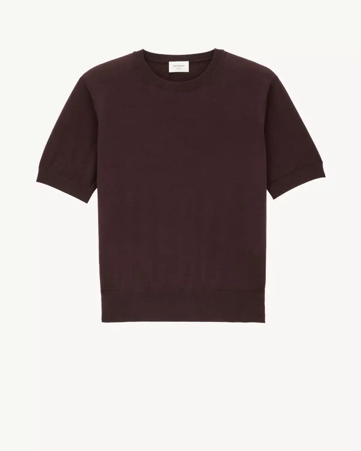 T-SHIRT SWEATER IN WOOL