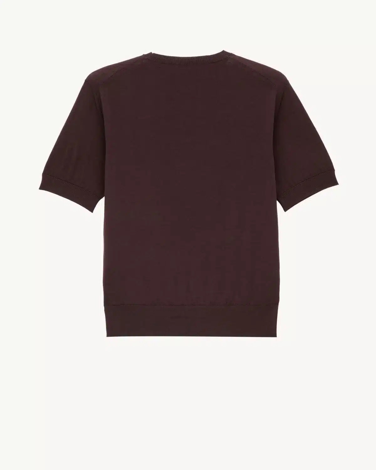 T-SHIRT SWEATER IN WOOL - Image 2