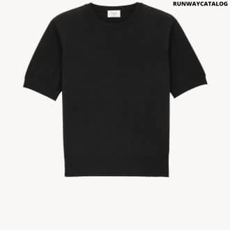 T-SHIRT SWEATER IN WOOL