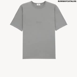 SAINT LAURENT T-SHIRT GRIS