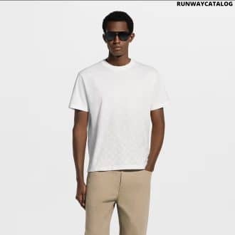 Flock Print Monogram Gradient T-Shirt