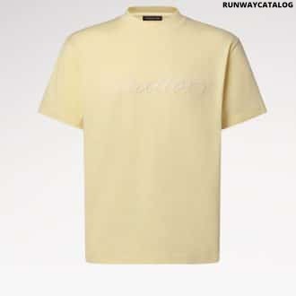 Embroidered Signature Short-Sleeved T-Shirt