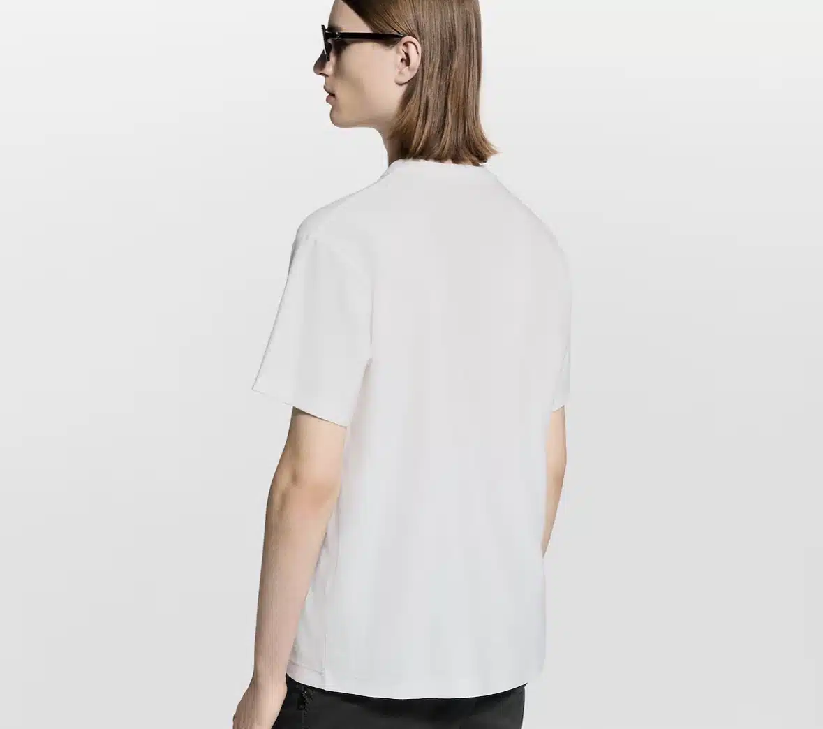 Velvet Jacquard Short-Sleeved T-Shirt - Image 2