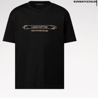 Embellished Damier Pique T-Shirt