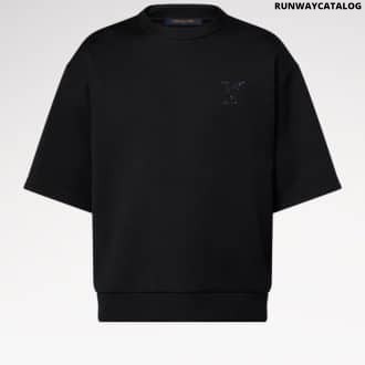 LV Embellished Jersey T-Shirt