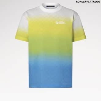 Damier Gradient Jacquard Cotton T-Shirt