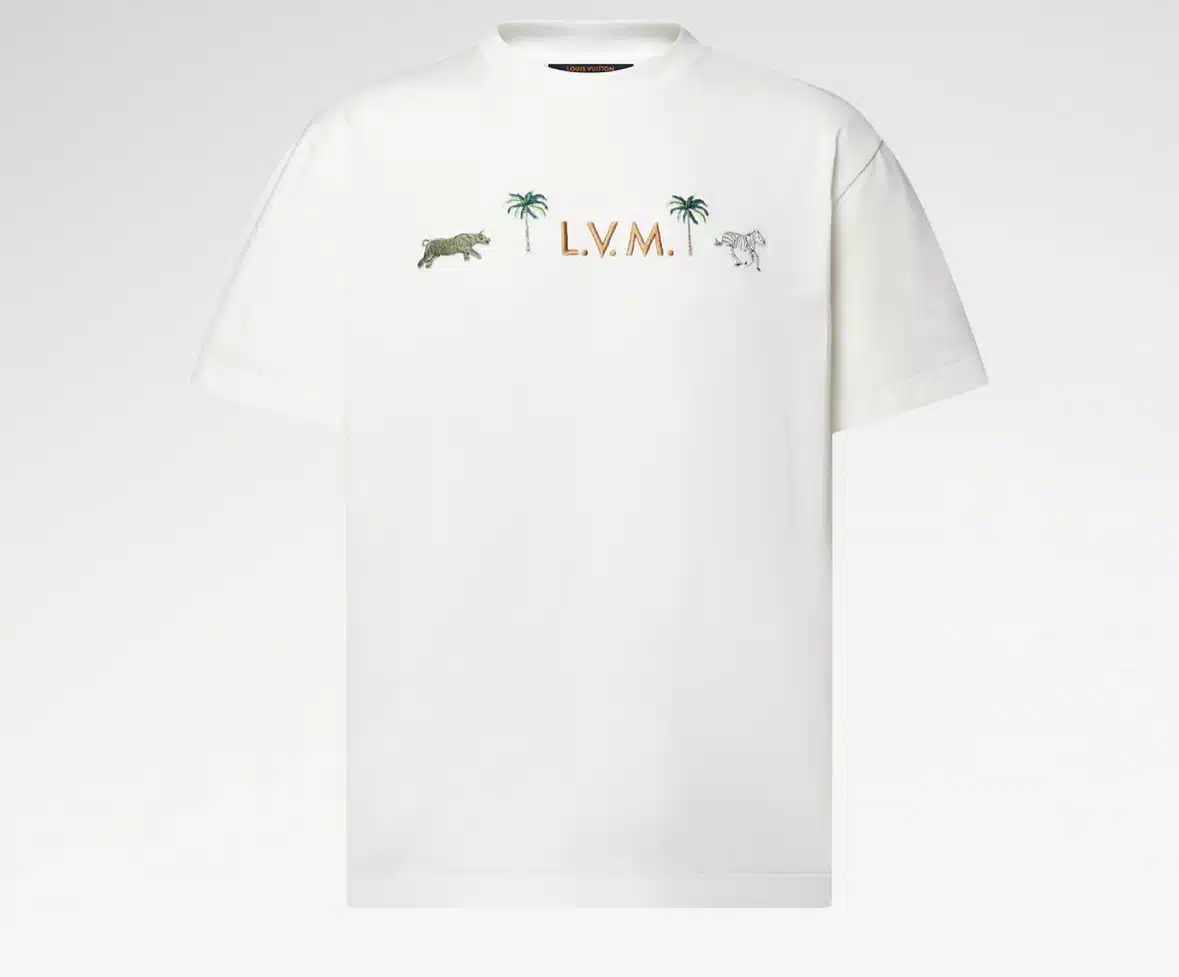 LV x The Darjeeling Limited Embroidered Short-Sleeved Crewneck