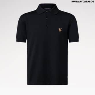 Short-Sleeved Polo Shirt With Signature