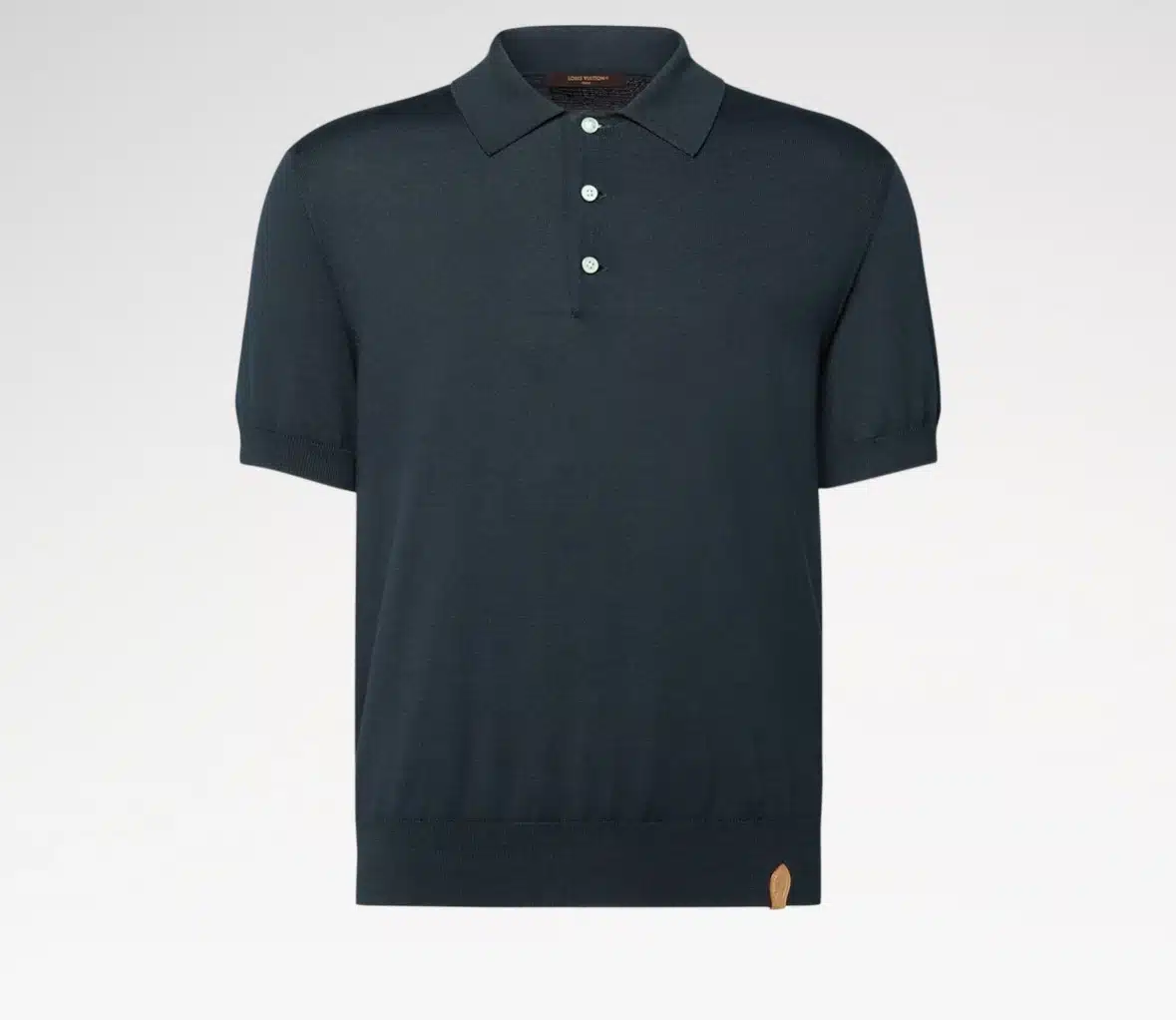Cotton-Silk Short-Sleeved Polo Shirt