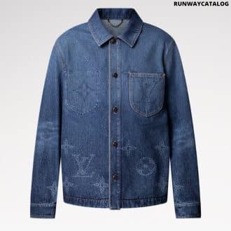 Monogram Denim Workwear Overshirt