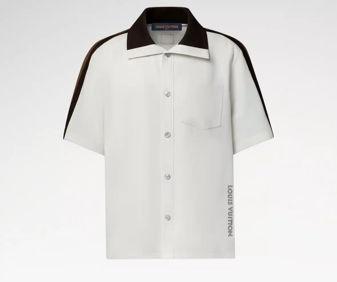 Bicolor Warm Up Short-Sleeved Shirt
