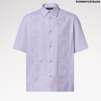 Embroidered Short-Sleeved Shirt