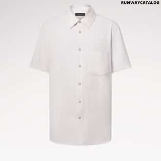 Short-Sleeved Jacquard Shirt