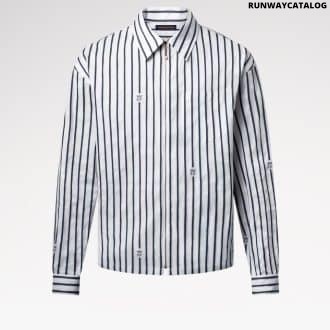 Long-Sleeved Zip-Up Shirt