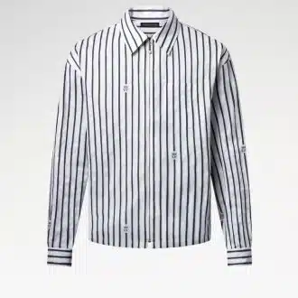 Long-Sleeved Zip-Up Shirt