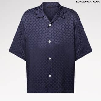 Graphic Jacquard Short-Sleeved Shirt