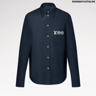 Printed Signature Long-Sleeved Shirt
