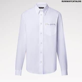 Embellished Long-Sleeved Cotton Shirt