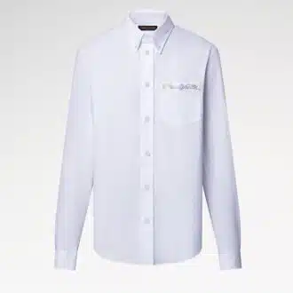 Embellished Long-Sleeved Cotton Shirt