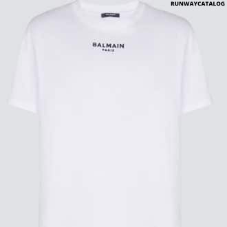 Embroidered Balmain Paris T-shirt