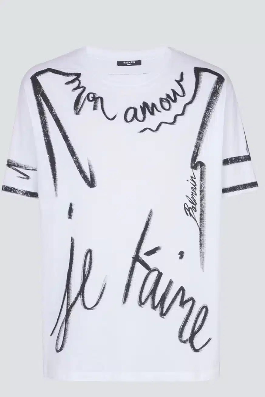 T-shirt with "Love Letter" print