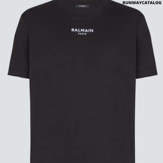 Embroidered Balmain Paris T-shirt