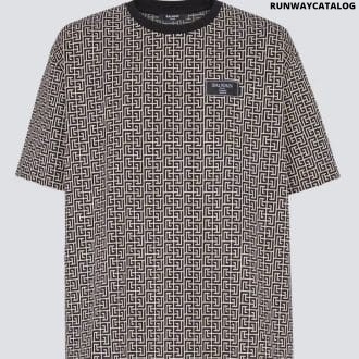 Monogram jacquard T-shirt