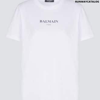 T-shirt with Balmain print