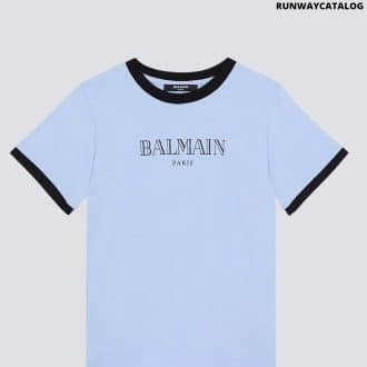 T-shirt with Balmain Paris print