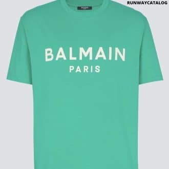 T-shirt with Balmain Paris print