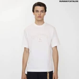 Gothic Logo Cotton T-shirt