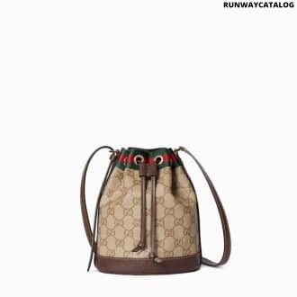 Mini bucket bag with Web
